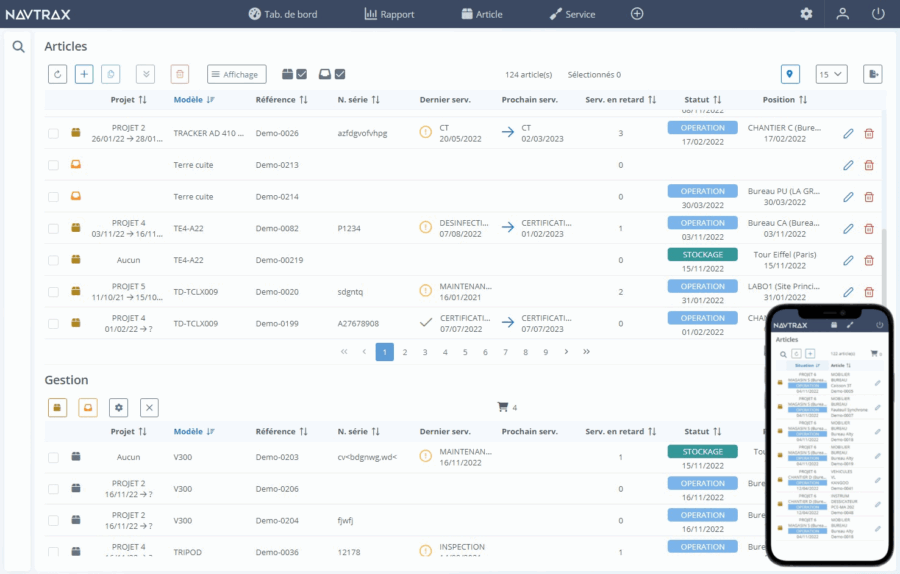 navtrax-gestion-materiel-gmao navtrax est un logiciel de gestion de matériel et des equipements facile à utiliser