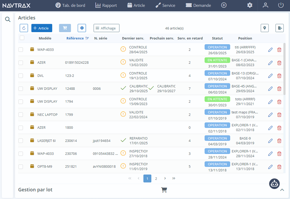 Manage fixed assets and CMMS